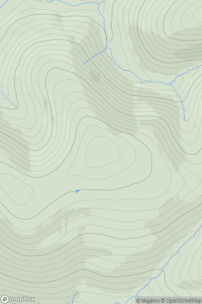Thumbnail image for White Hill [The River Tweed to the English Border] [NY396941] showing contour plot for surrounding peak
